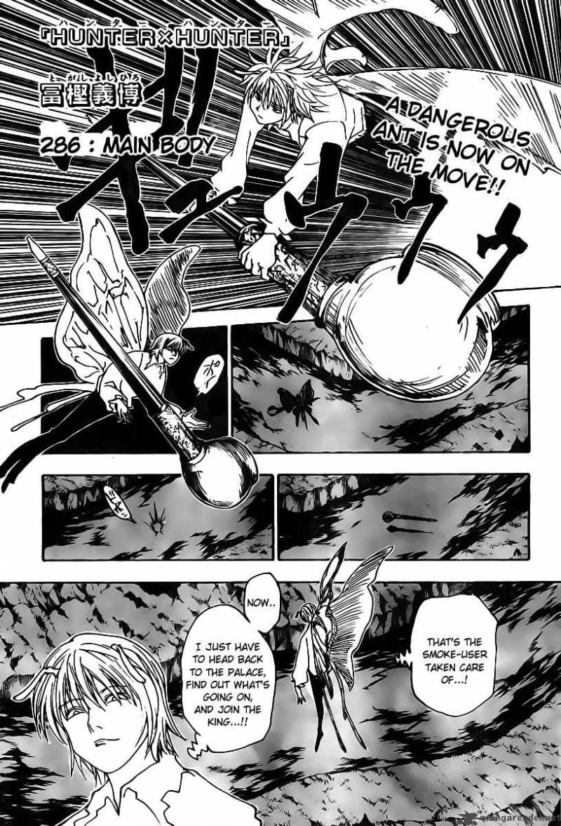 Read Hunter X Hunter Chapter 286 Mangafreak