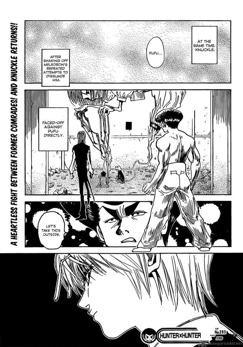 Read Hunter X Hunter Chapter 293 Mangafreak