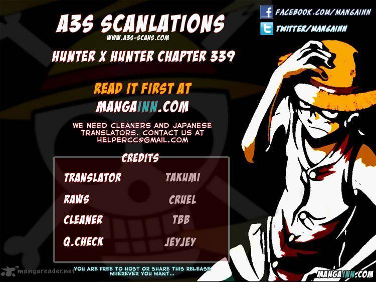 Read Hunter X Hunter Chapter 339 Mangafreak