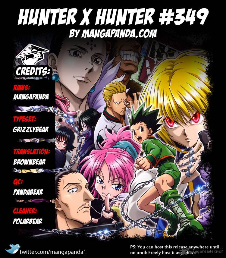 Read Hunter X Hunter Chapter 349 Mangafreak