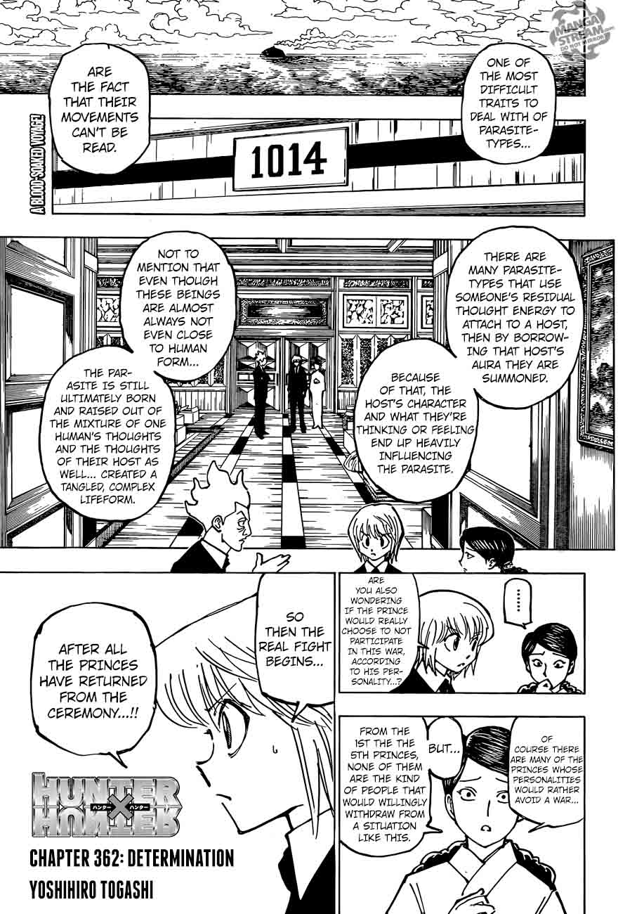 Read Hunter X Hunter Chapter 362 Mangafreak