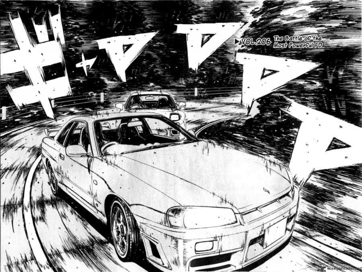 манга initial d в цвете фото 36