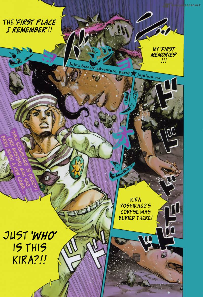 Read Jojos Bizarre Adventure Part 8 Jojolion Chapter 7 Mangafreak