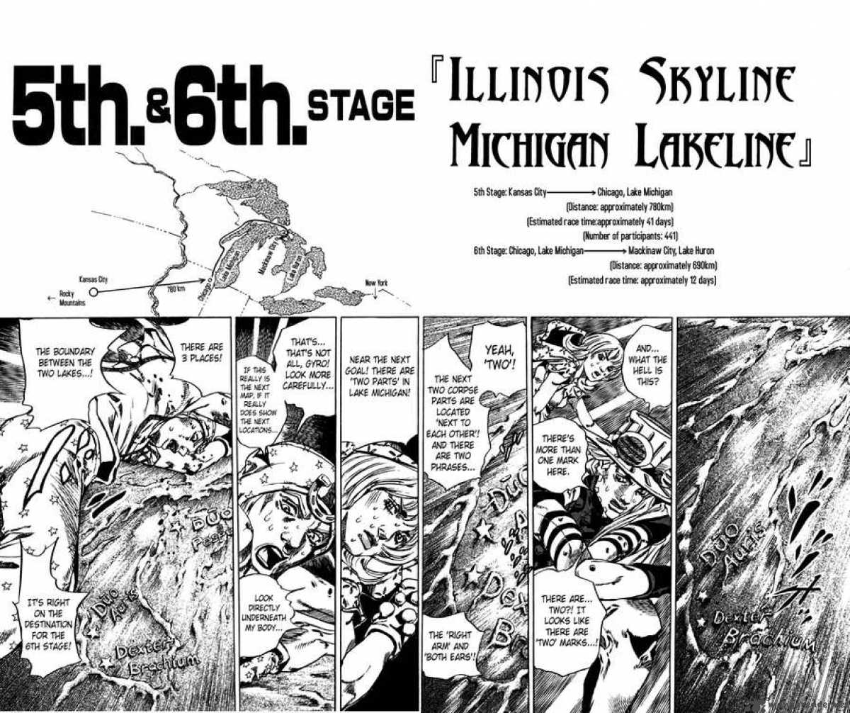 steel ball run map steel ball run map
