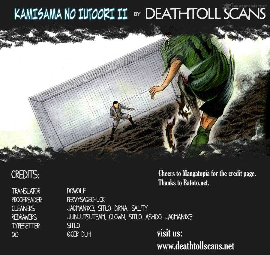 Read Kamisama No Iutoori Ni Chapter 61 : The Threshold Between Life And  Death on Mangakakalot