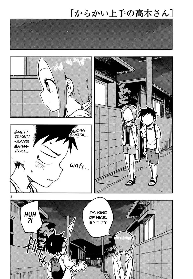 Karakai Jouzu No Takagi San Chapter 109 Page 8