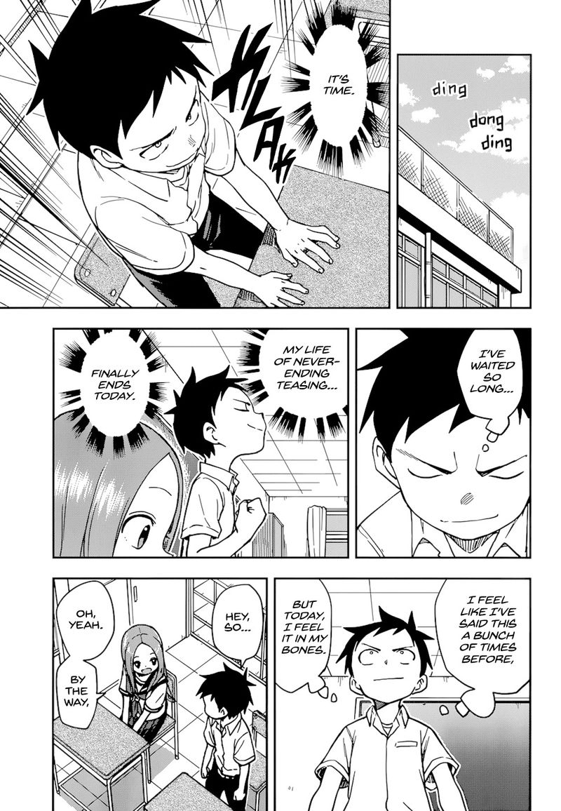 Karakai Jouzu No Takagi San Chapter 151 Page 3