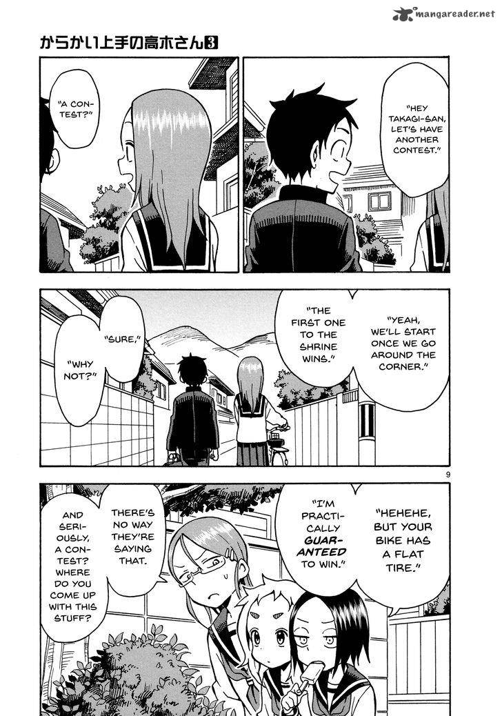 Karakai Jouzu No Takagi San Chapter 26 Page 9