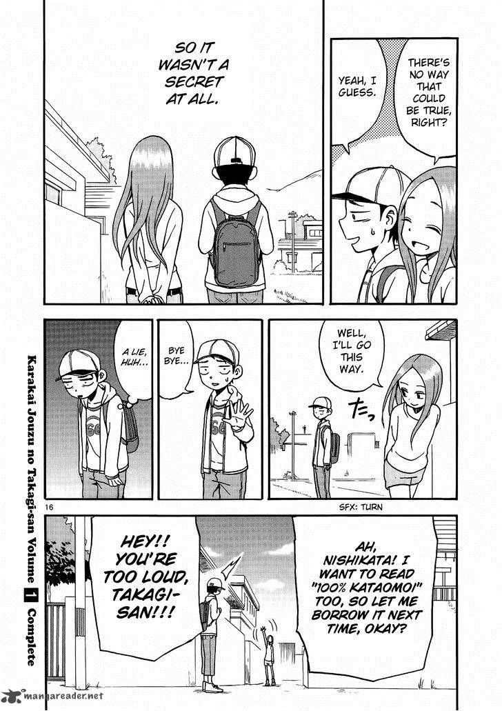 Karakai Jouzu No Takagi San Chapter 9 Page 17