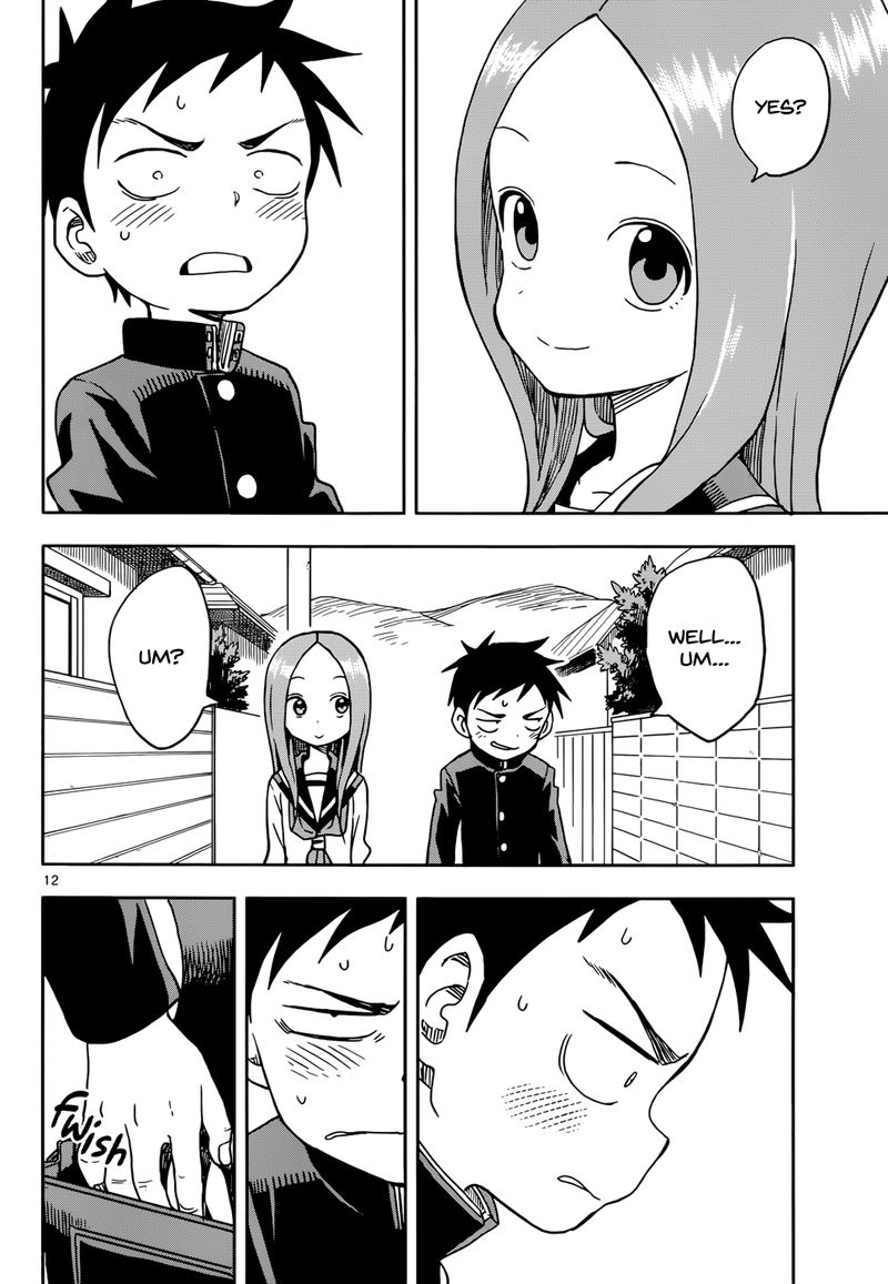 Karakai Jouzu No Takagi San Chapter 99 Page 12