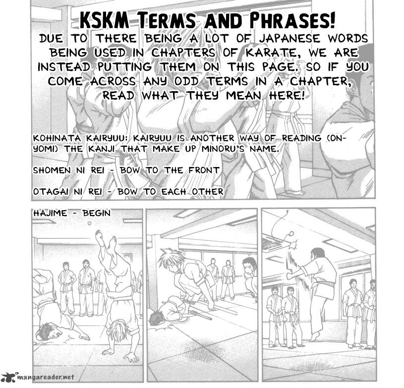 Read Karate Shoukoushi Kohinata Minoru Chapter 82 Mangafreak Otagai ni rei (otaagay ne ray): read karate shoukoushi kohinata minoru