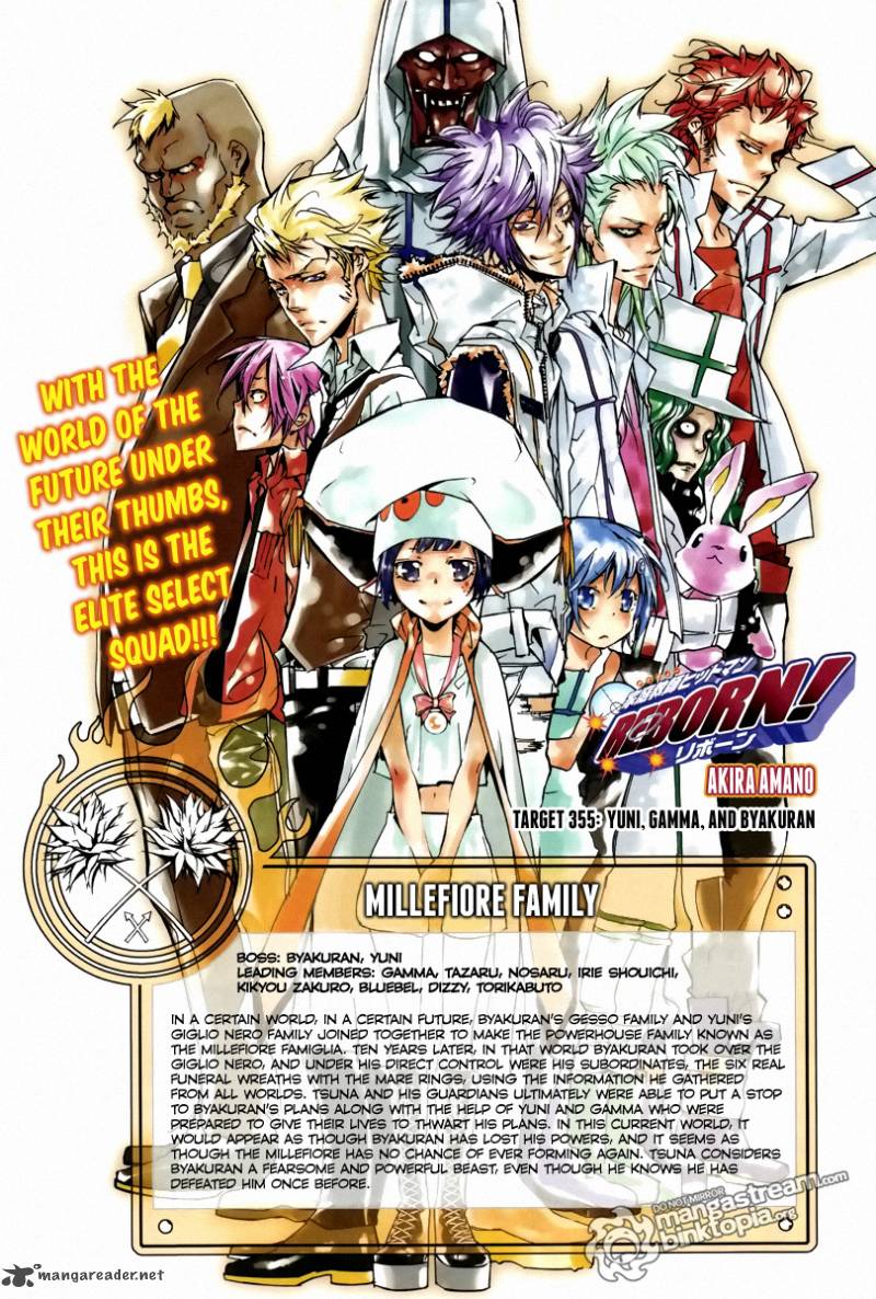 Read Katekyo Hitman Reborn Chapter 355 Mangafreak