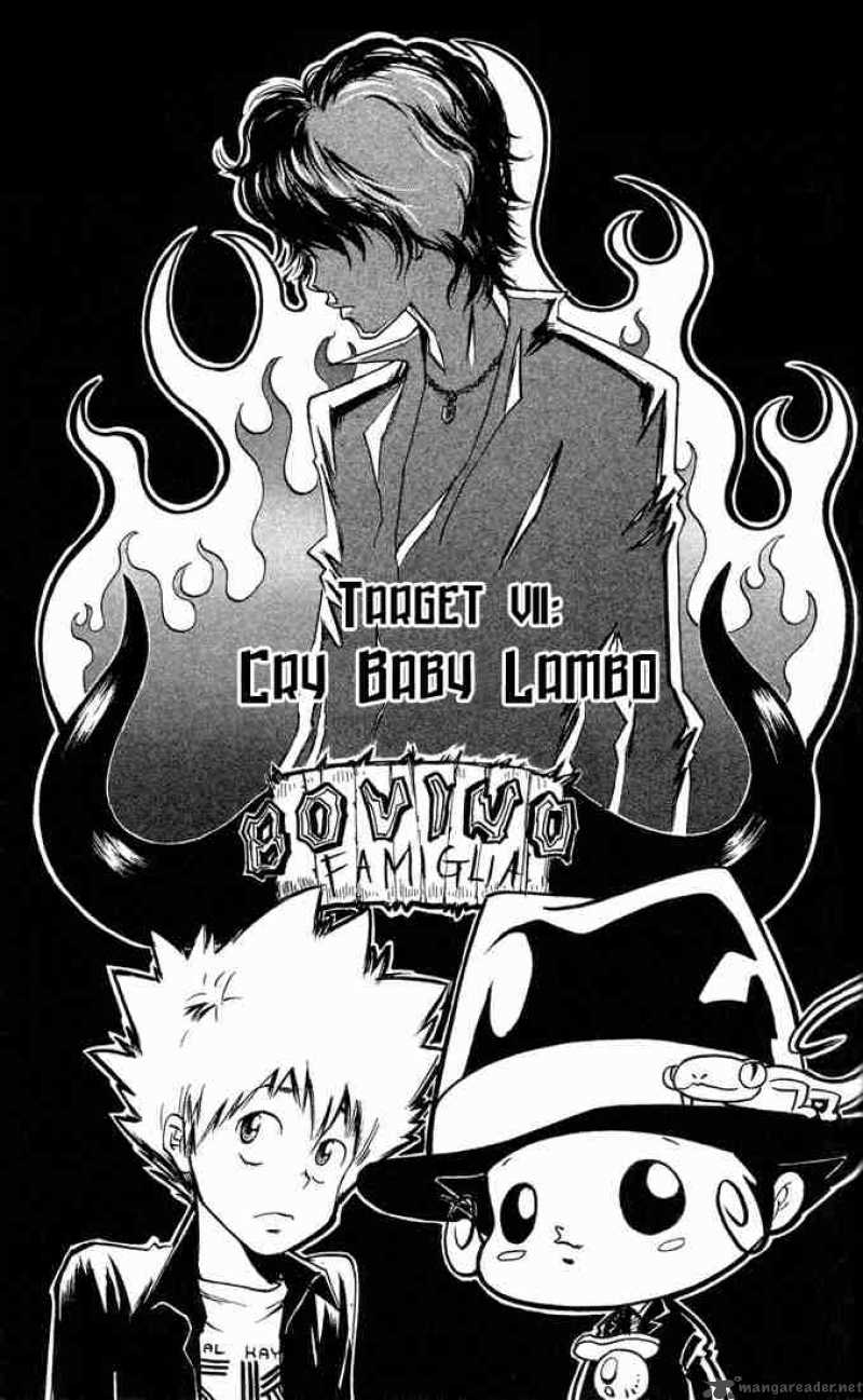 Read Katekyo Hitman Reborn Chapter 7 Mangafreak
