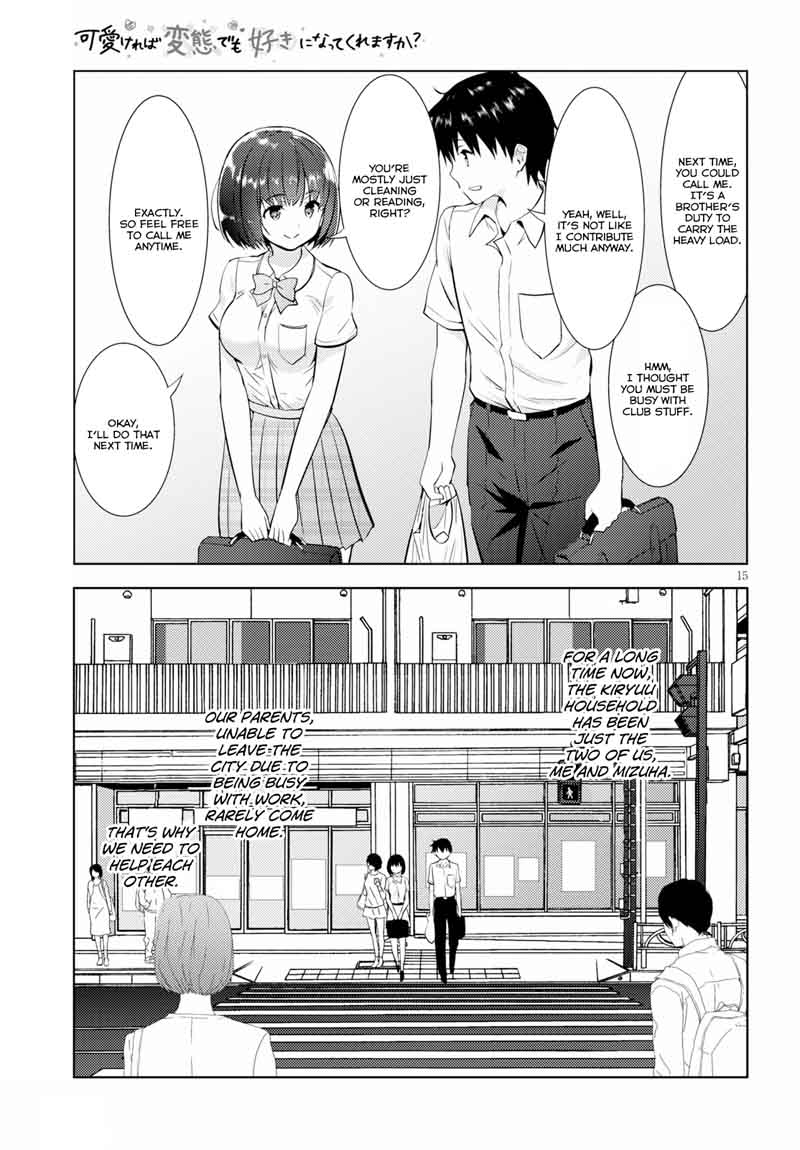 KawaIIkereba Hentai Demo Suki Ni Natte Kuremasu Ka Chapter 14 Page 15