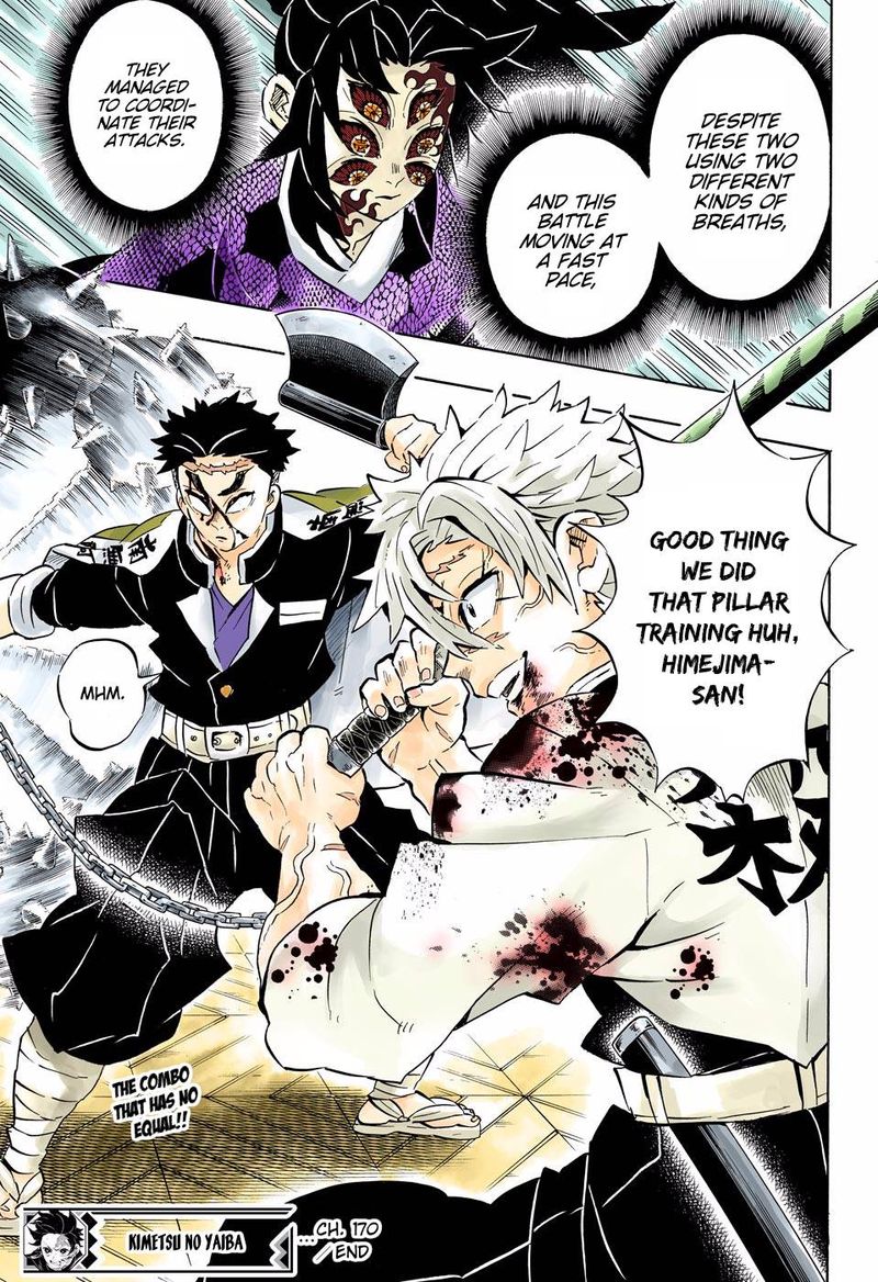 Kimetsu No Yaiba Digital Colored Comics Chapter 170 Page 19