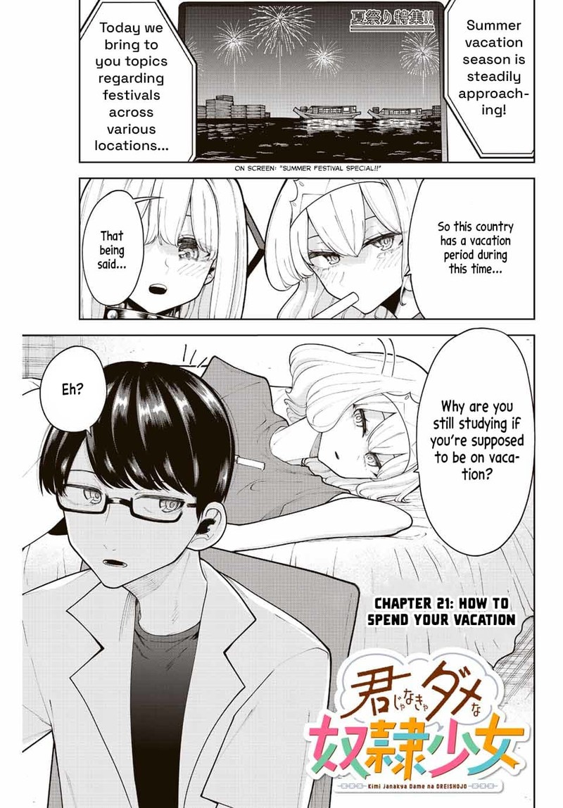 Kimi Janakya Dame Na Dorei Shoujo Chapter 21 Page 1