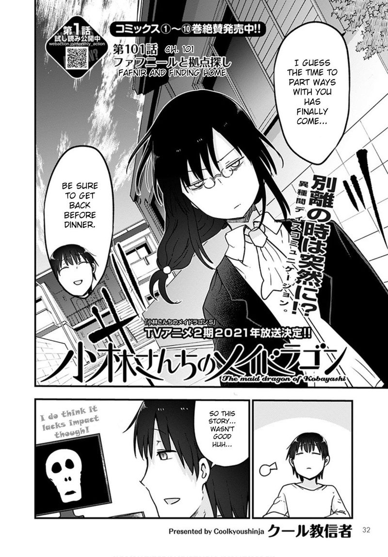 Kobayashi San Chi No Maid Dragon Chapter 101 Page 2