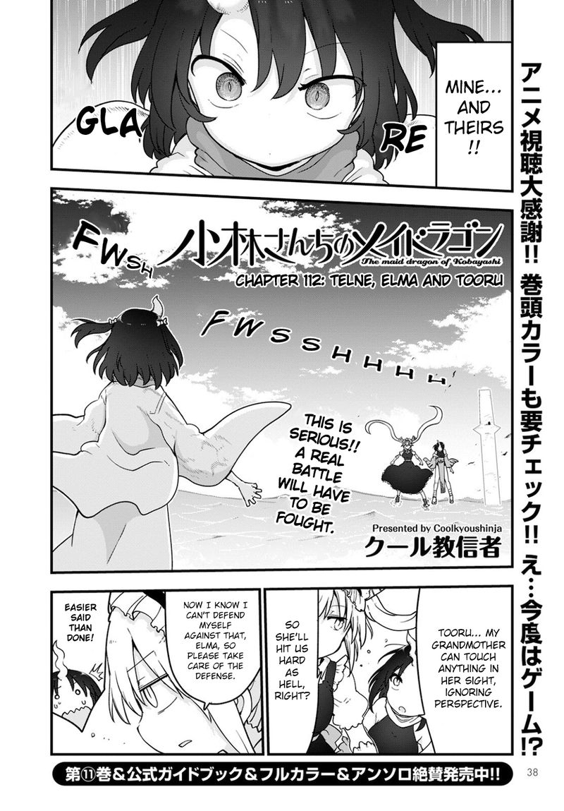 Kobayashi San Chi No Maid Dragon Chapter 112 Page 2