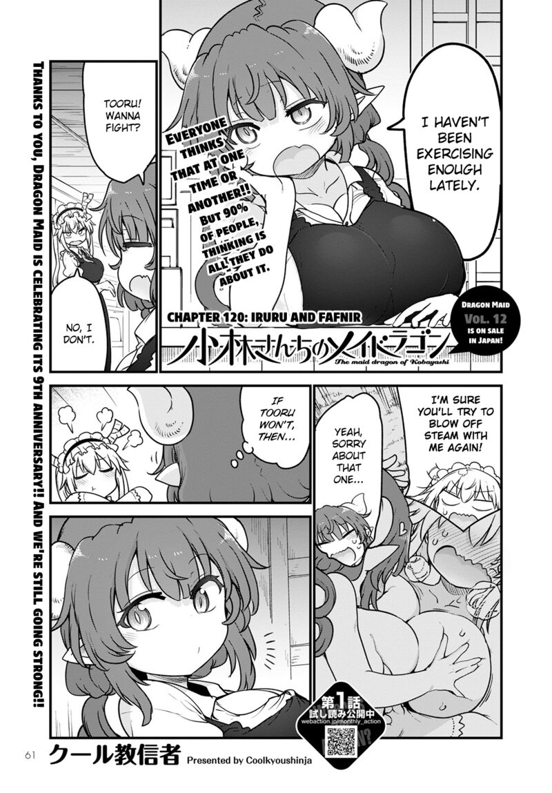 Kobayashi San Chi No Maid Dragon Chapter 120 Page 1