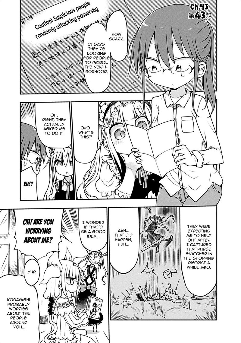 Kobayashi San Chi No Maid Dragon Chapter 43 Page 1