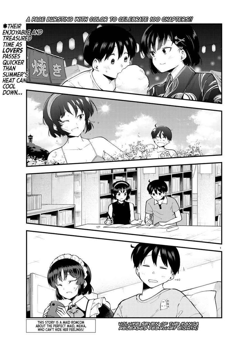 Meika San Wa Oshi Korosenai Chapter 100 Page 3