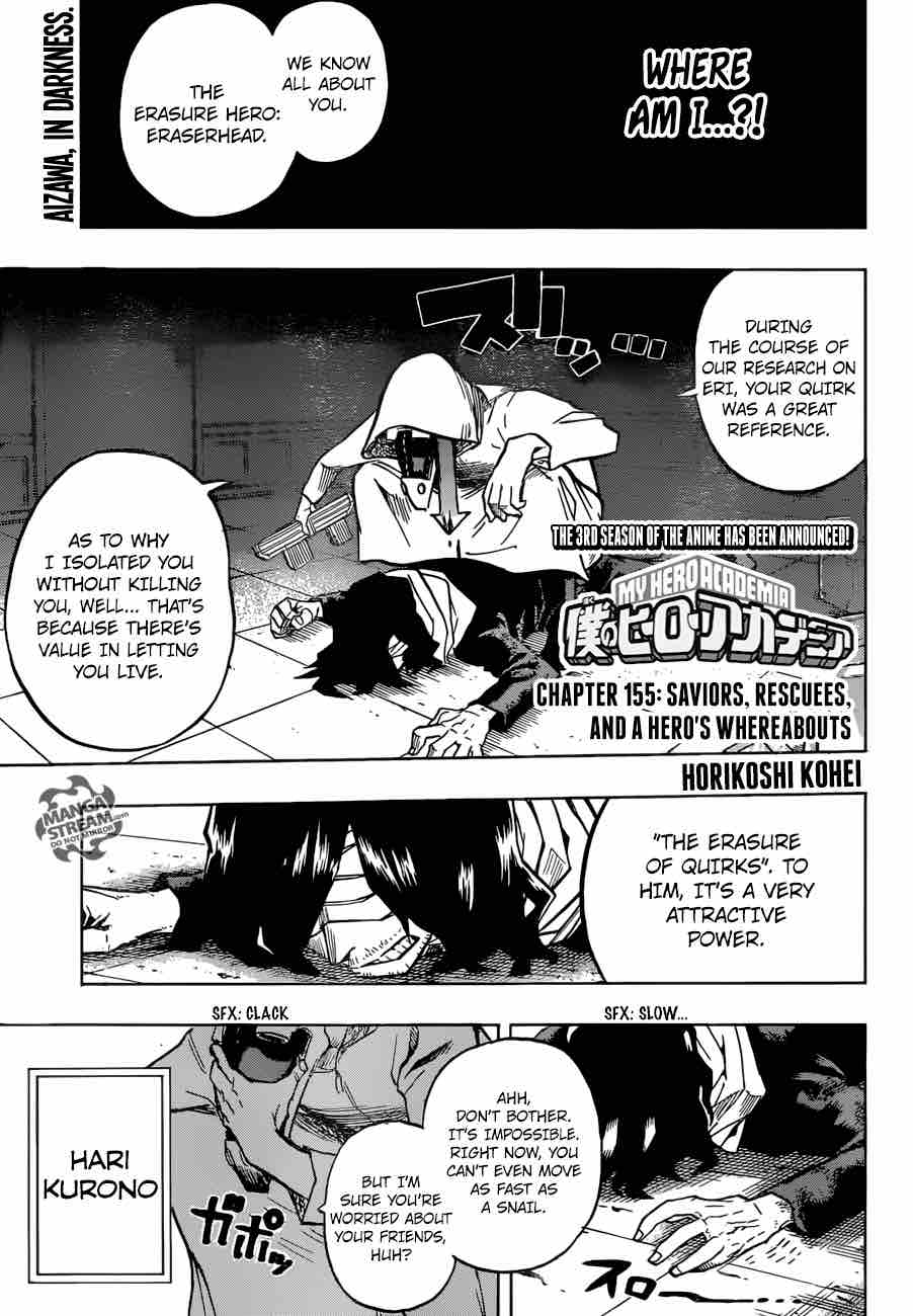 Read My Hero Academia Chapter 155 - MangaFreak