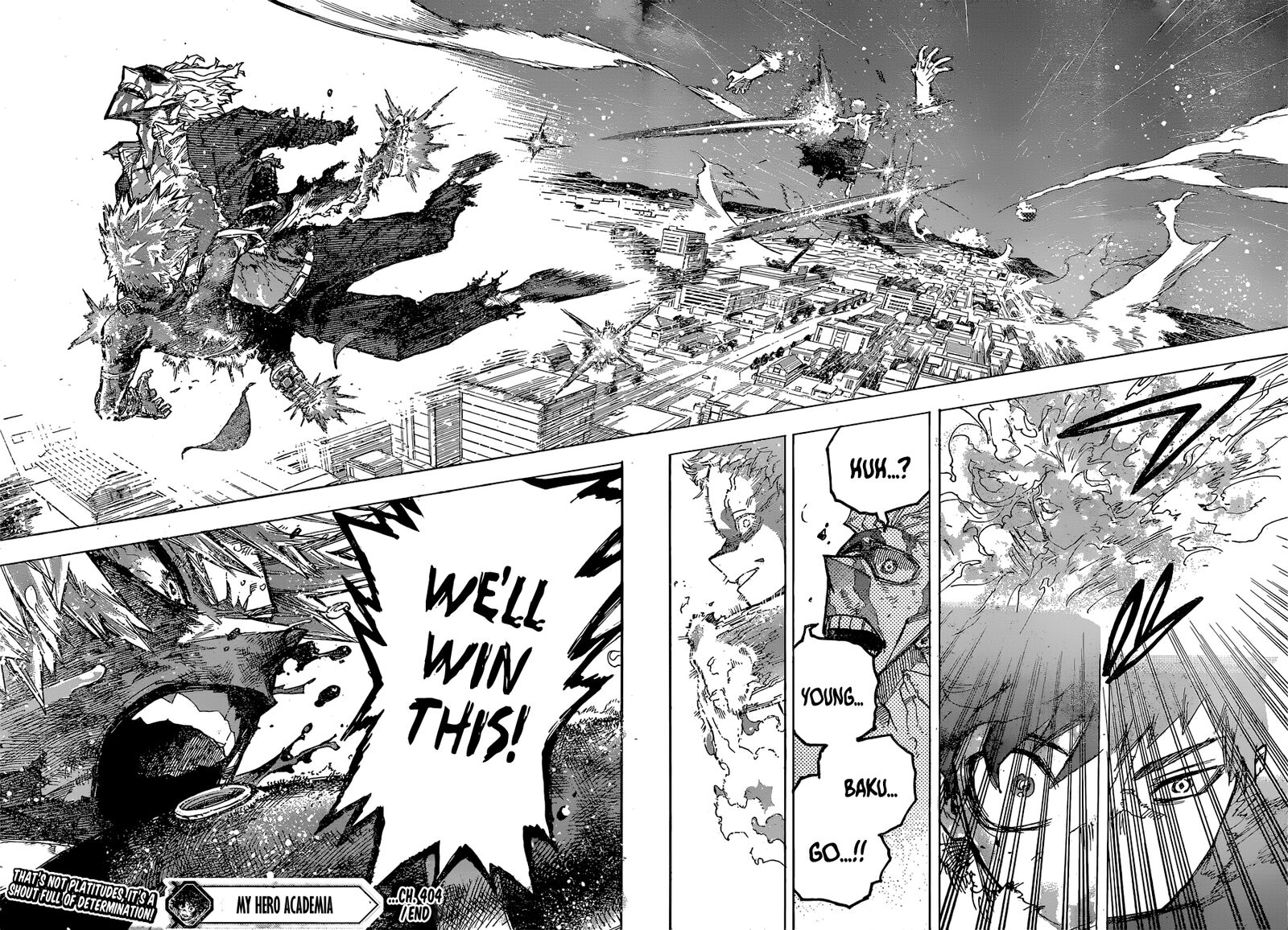 My hero academia chapter 404