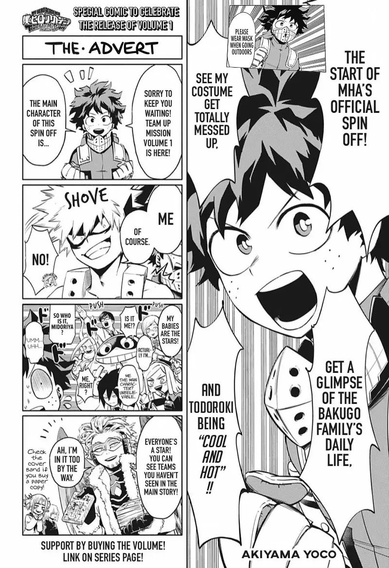 My Hero Academia Team Up Mission Chapter 3 Page 1