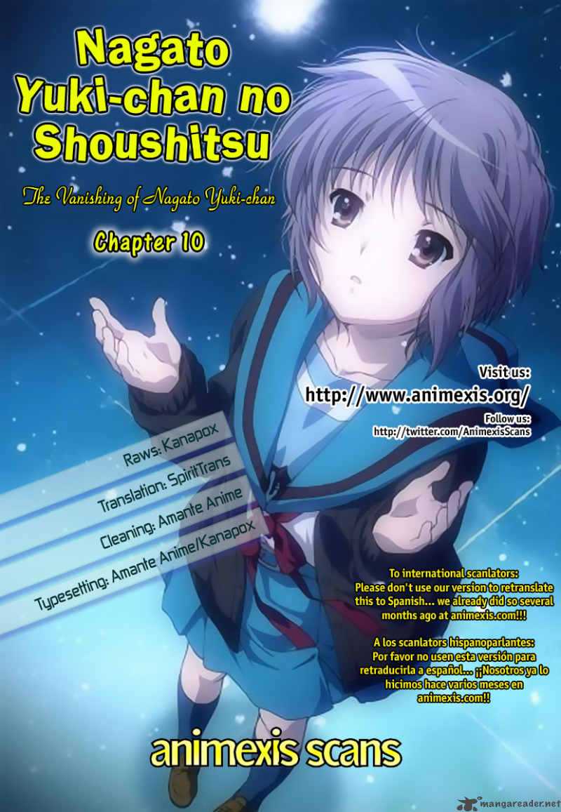 Nagato Yuki Chan No Shoushitsu Chapter 10 Page 1