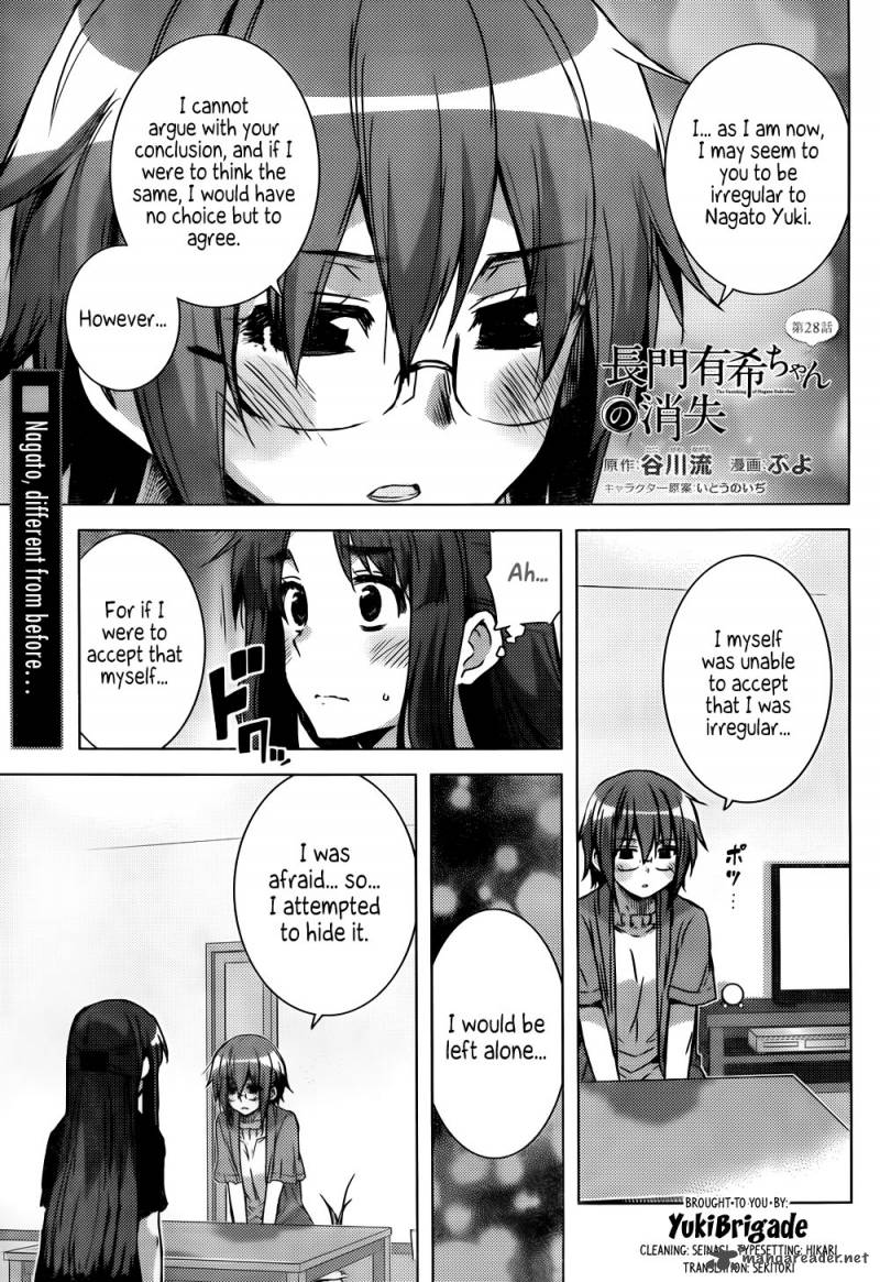Nagato Yuki Chan No Shoushitsu Chapter 28 Page 1