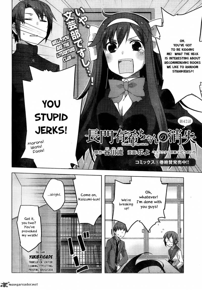 Nagato Yuki Chan No Shoushitsu Chapter 42 Page 3