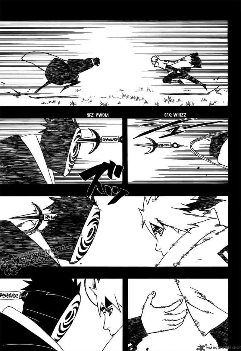 Qual Jutsu o Obito pretendia usar no Minato? Naruto_502_14