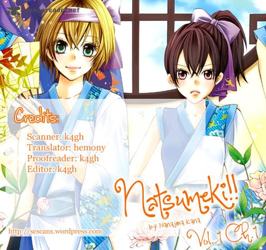 Natsumeki Chapter 1 Page 1