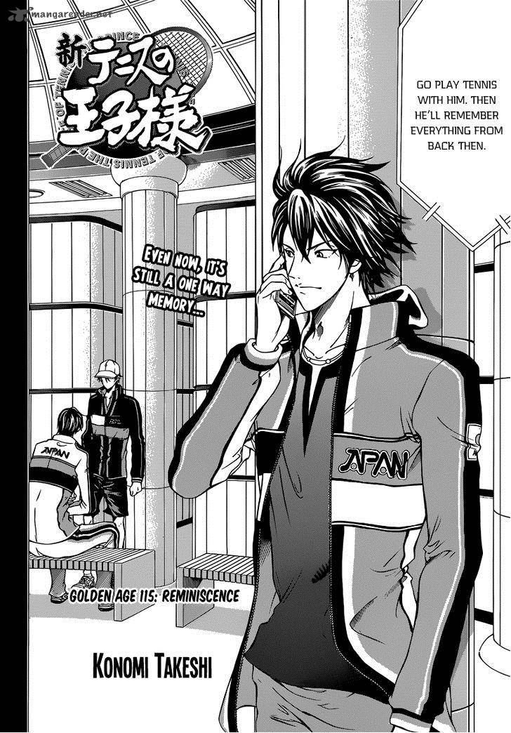 Read New Prince Of Tennis Chapter 115 Mangafreak