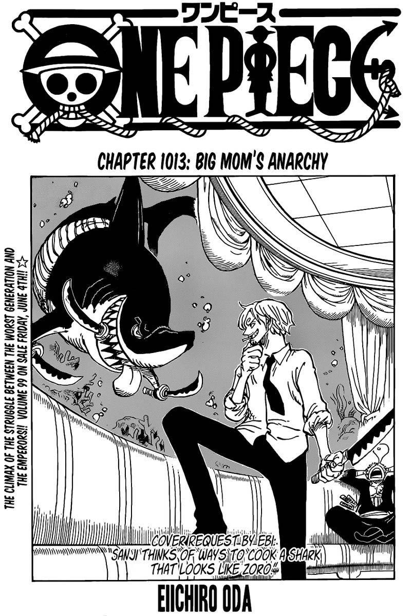 Read One Piece Chapter 1013 Mangafreak