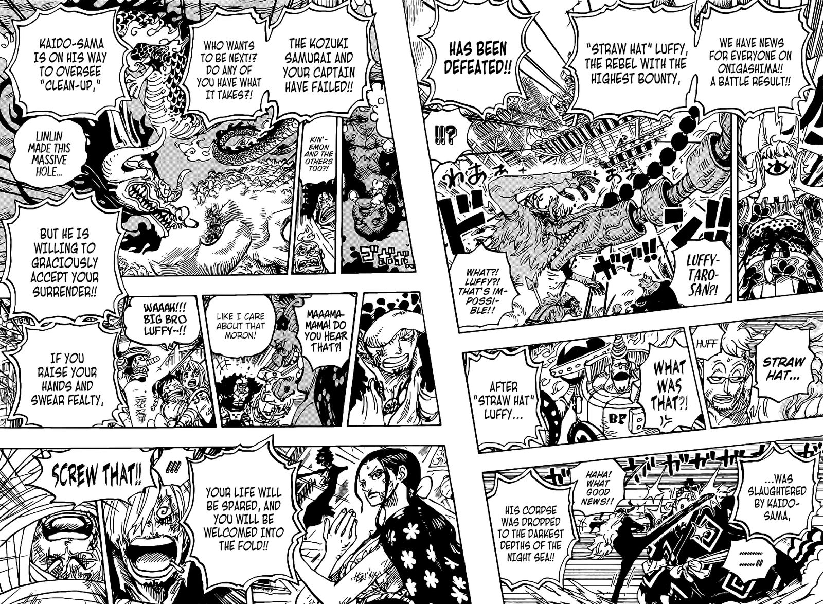 Read One Piece Chapter 1014 Mangafreak