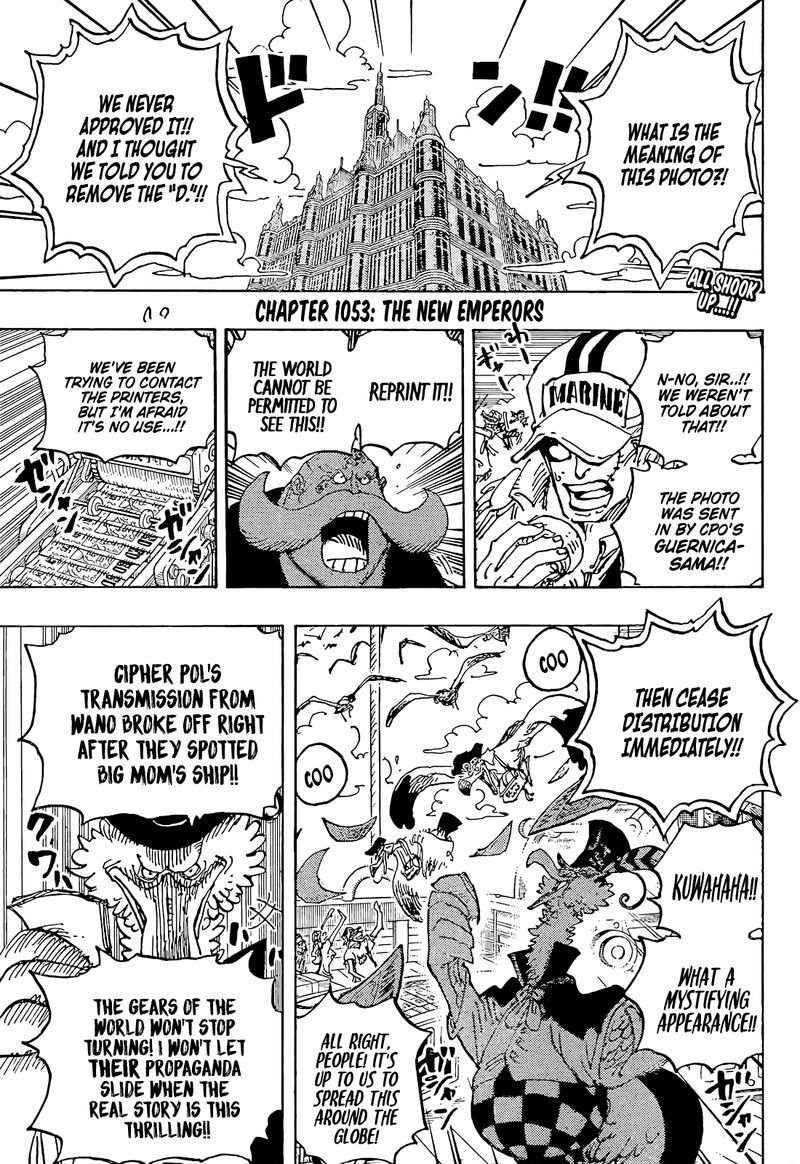 One Piece Chapter 1053 Page 3