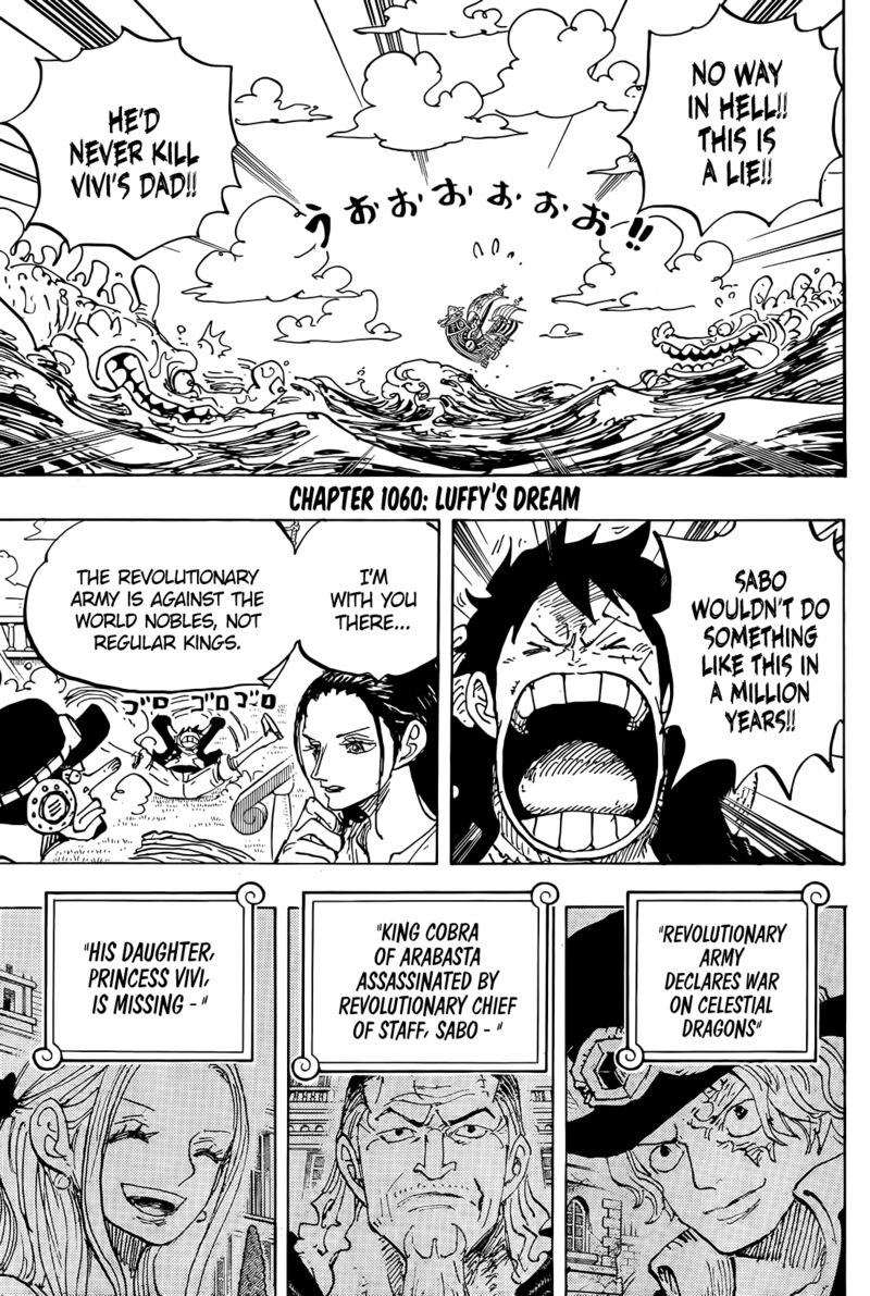 Read One Piece Chapter 1060 - MangaFreak