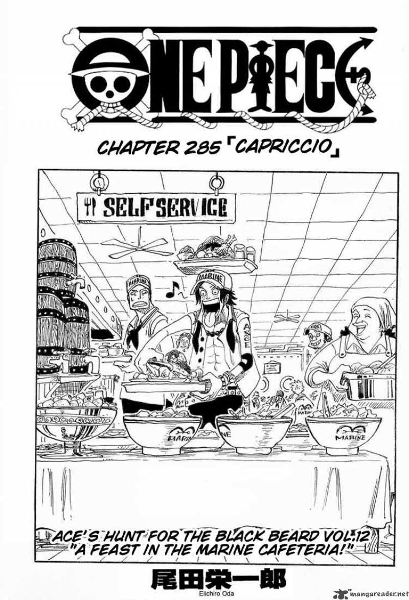 One Piece Chapter 285 Page 1