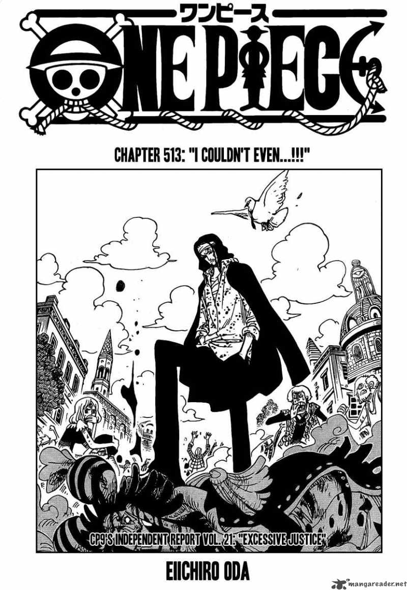 One Piece Chapter 513 Page 1