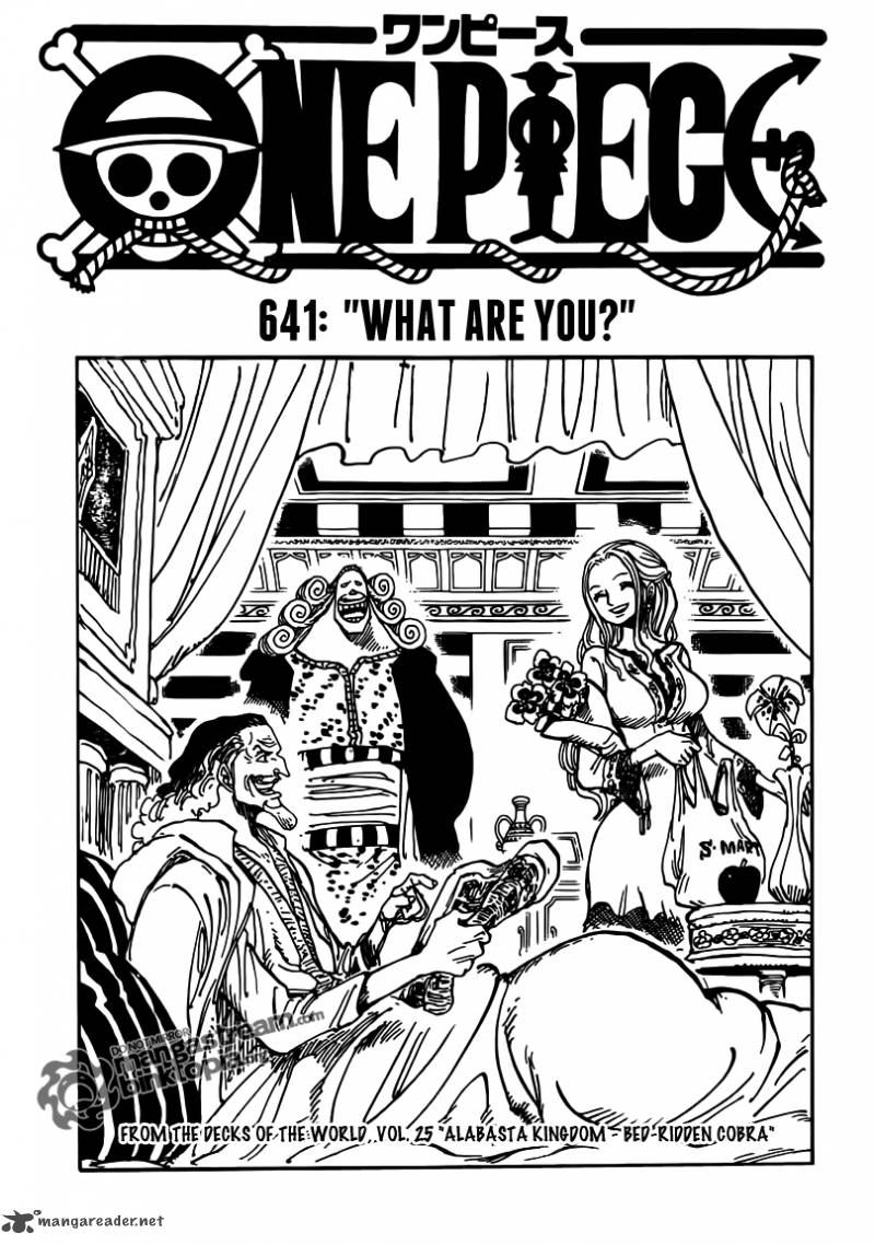 One Piece Chapter 641 Page 1