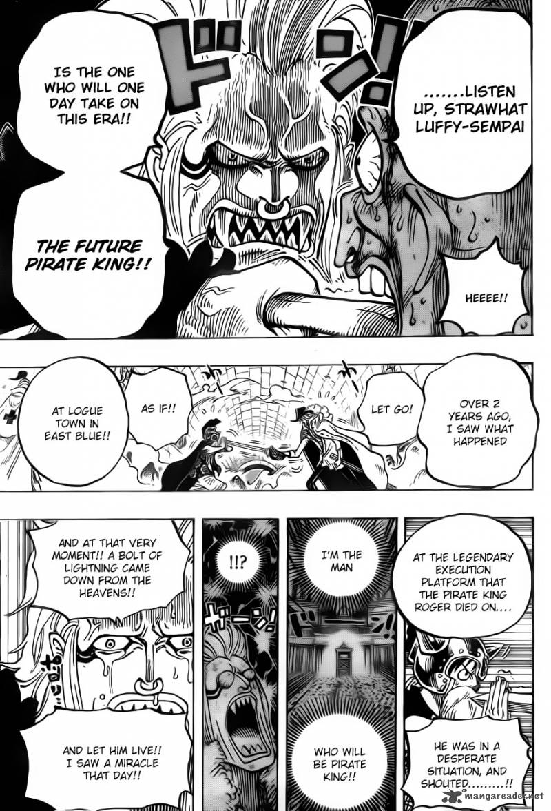 One Piece Chapter 720 Page 7