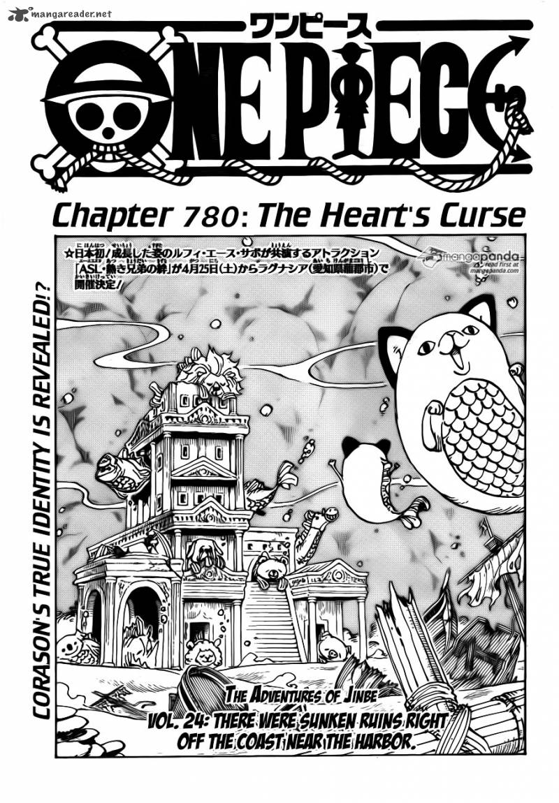 One Piece Chapter 780 Page 1