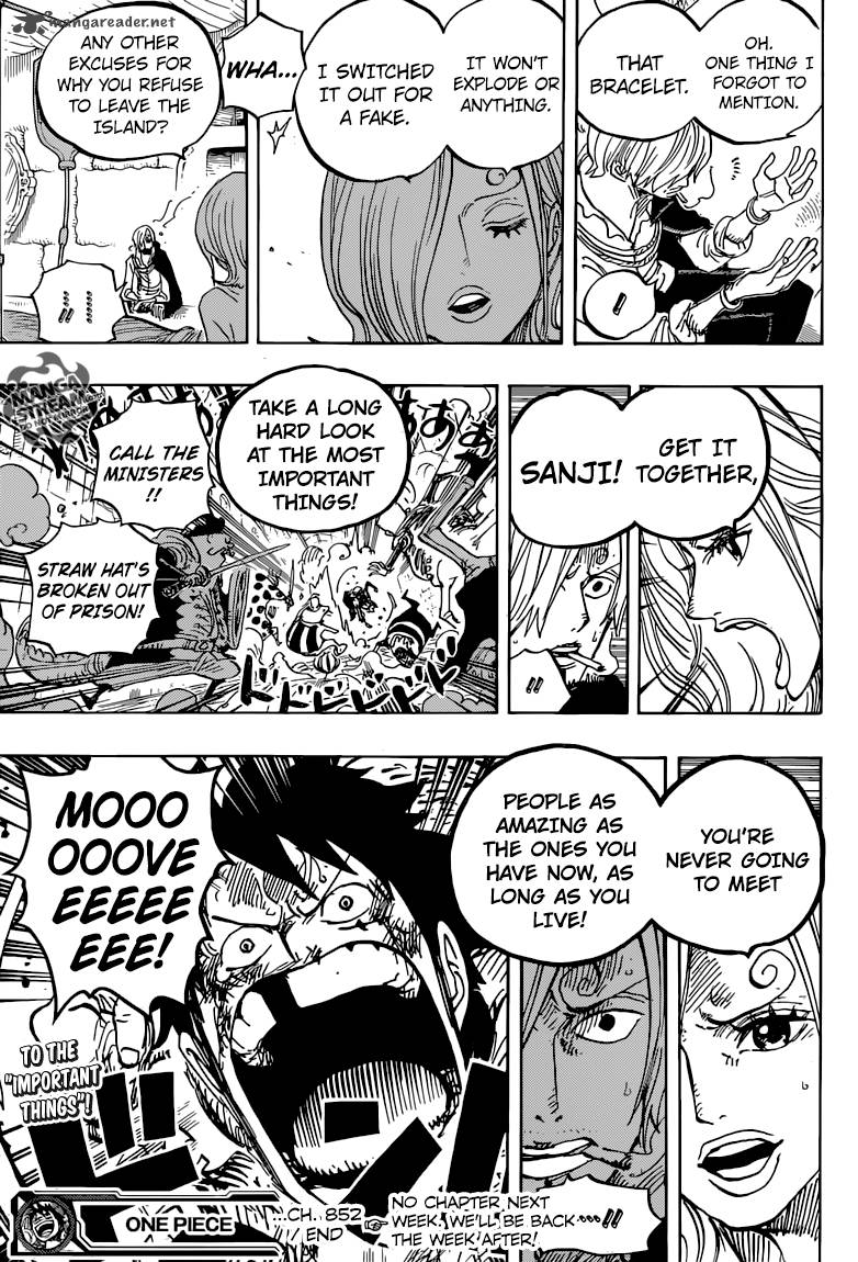 One Piece Chapter 852 Page 17