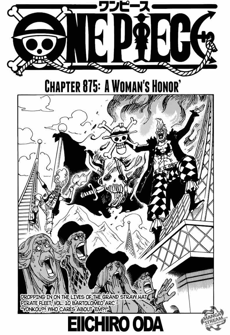 One Piece Chapter 875 Page 1