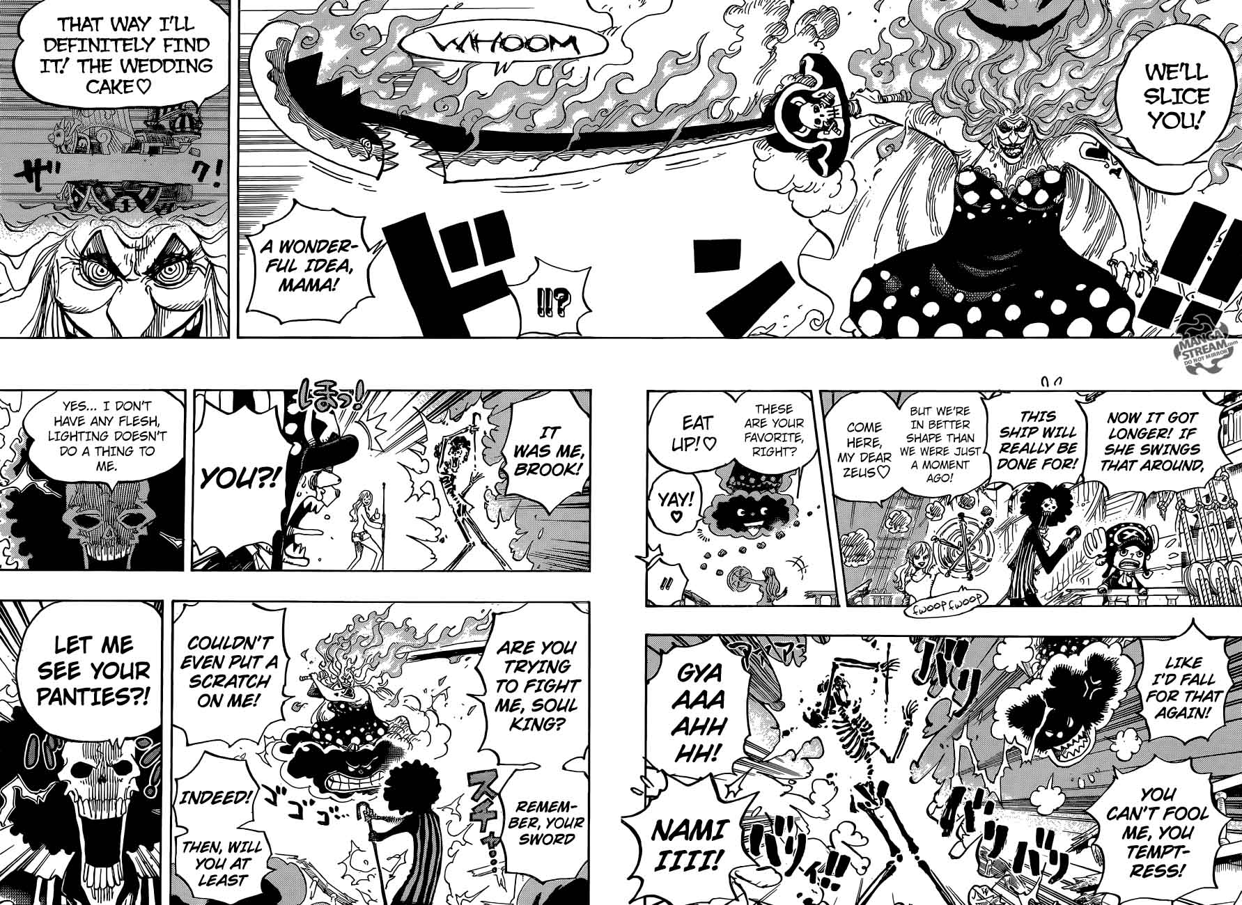 One Piece Wallpaper One Piece Manga Nami Gets Zeus