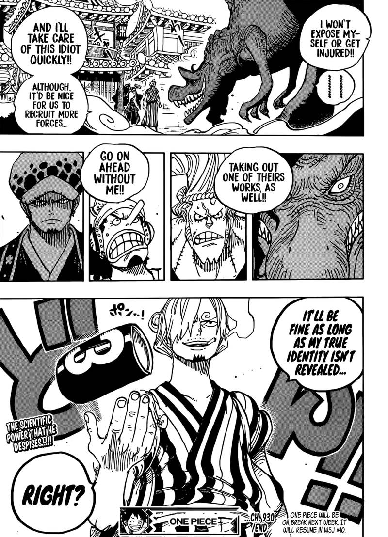 One Piece Chapter 930 Page 15