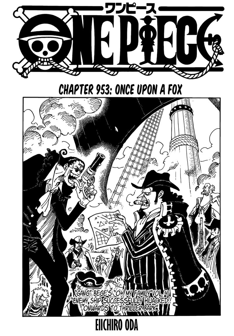 One Piece Chapter 953 Page 1
