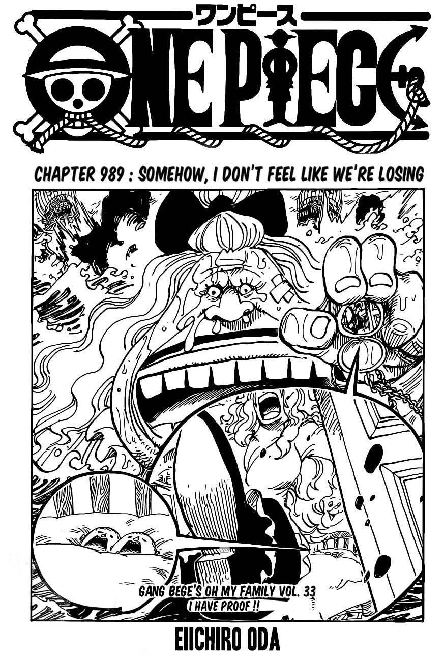 Read One Piece Chapter 989 - MangaFreak