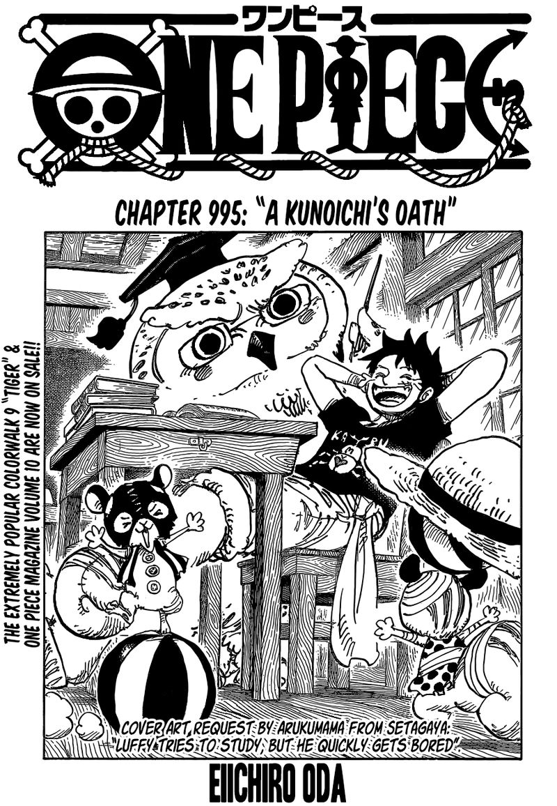 One Piece Chapter 995 Page 1